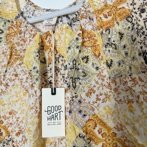 Good Hart by Matilda Jane Floral Blouse - Yellow and Cream